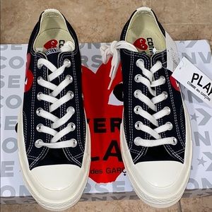Comme Des Garçons PLAY Converse BNWT